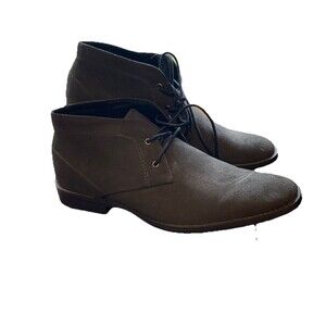 Calvin Klein Warren Chukka Boots Mens Size 9.5‎   Lace Up Ankle Gray